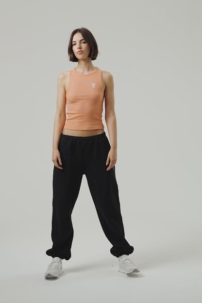Flower Tank Top - Coral Silk