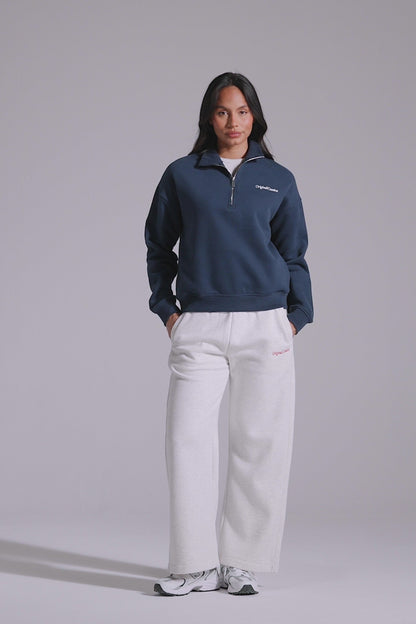 Classic Half Zip - Midnight Blue