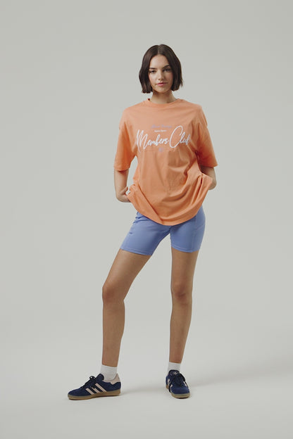 Members Club T-shirt - Coral Silk