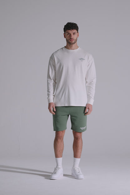 Stoic Long Sleeve T-Shirt- Paper White