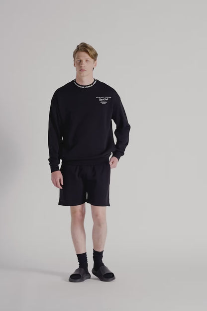 Tour Sweatshirt - Jet Black