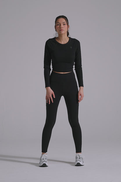 Contour Leggings- Jet Black