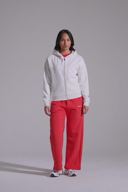 Classic Hoodie - White Marl