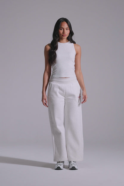 Slim Fit Cami - White Marl