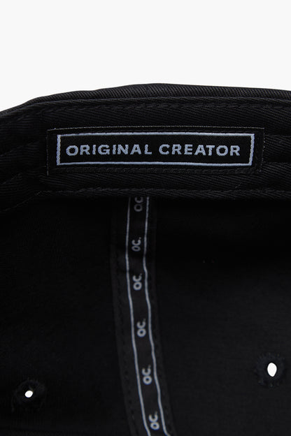 Smiley_404 Cap - Jet Black