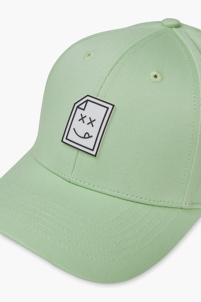 Smiley_404 Cap - Peppermint Green