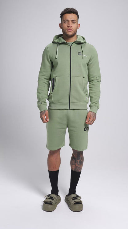 Zip Hoodie - Sage Green