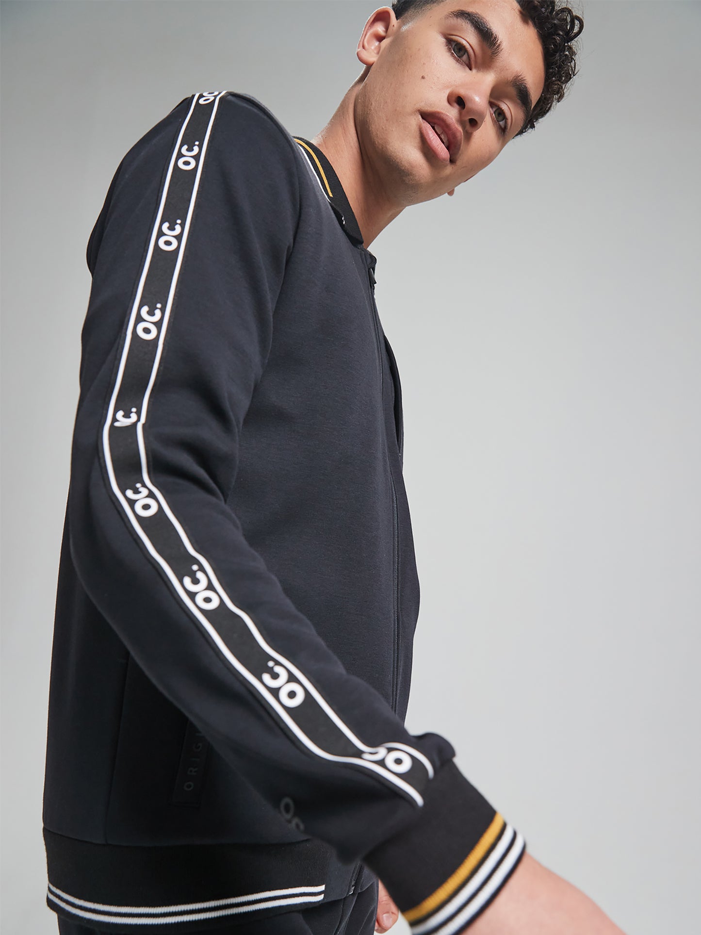Track Zip Jacket - Jet Black