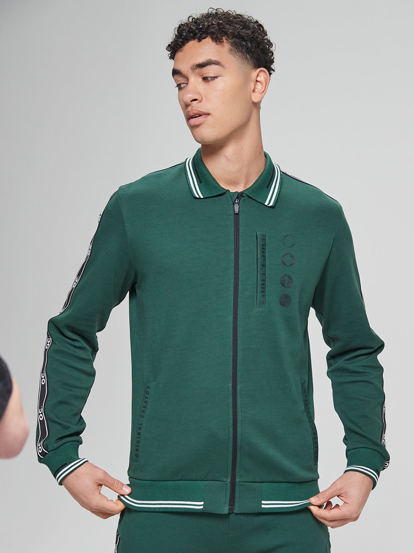 Track Zip Jacket - Varsity Green