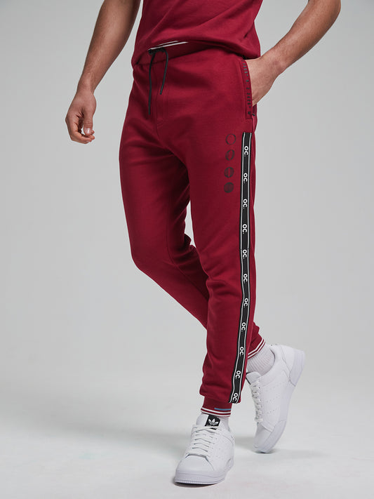Track Joggers - Cranberry Red