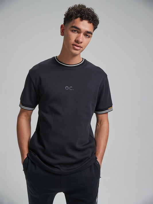 Track Crew T-Shirt - Jet Black