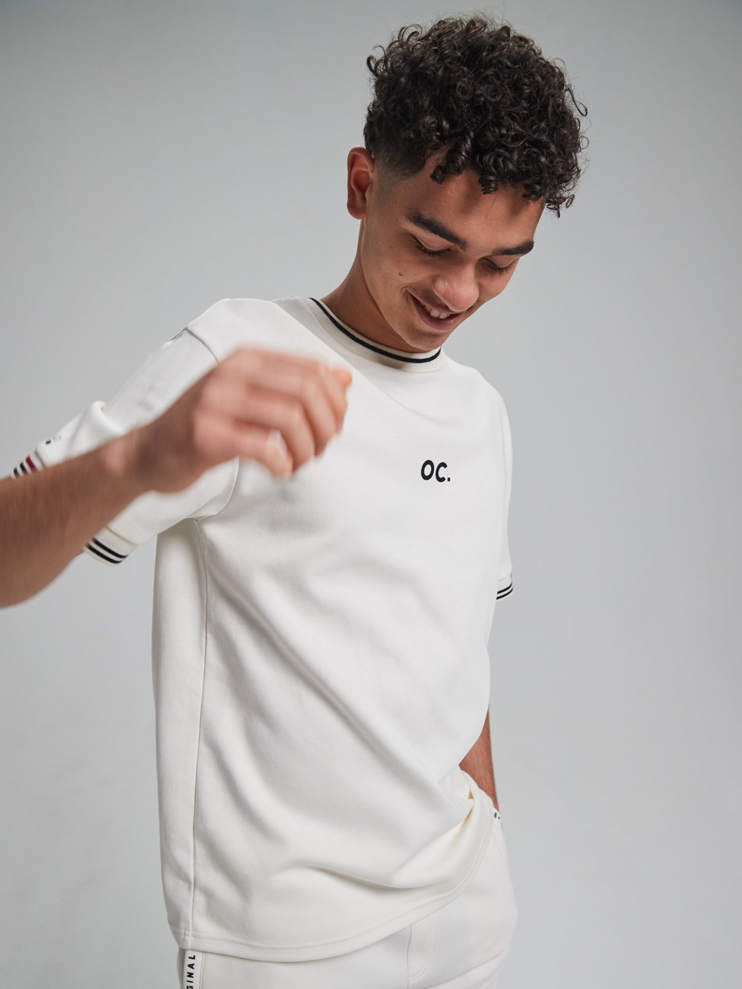 Track Crew T-Shirt - Off White