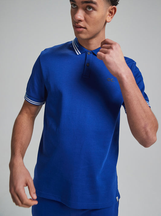 Track Polo Shirt - Olympic Blue