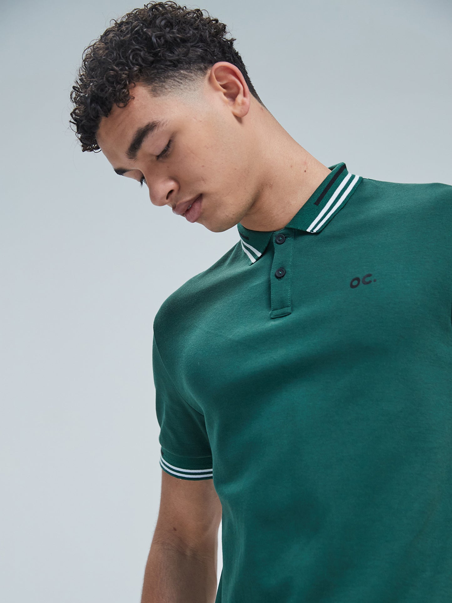 Track Polo Shirt - Varsity Green