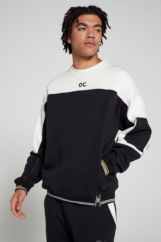 Track 2.0 Retro Zip Pocket Sweatshirt - Jet Black