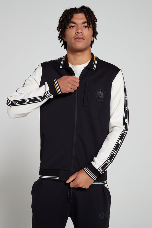 Track 2.0 Zip Jacket - Black and White