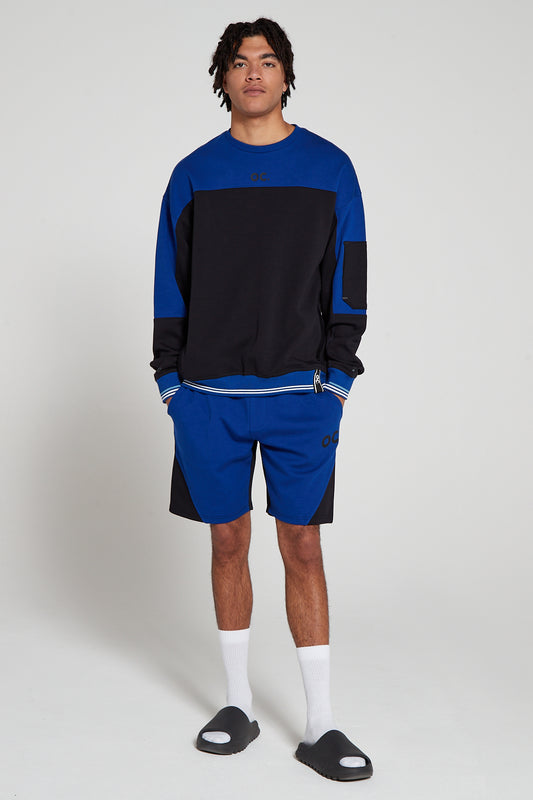 Track 2.0 Retro Zip Pocket Sweatshirt - Olympic Blue