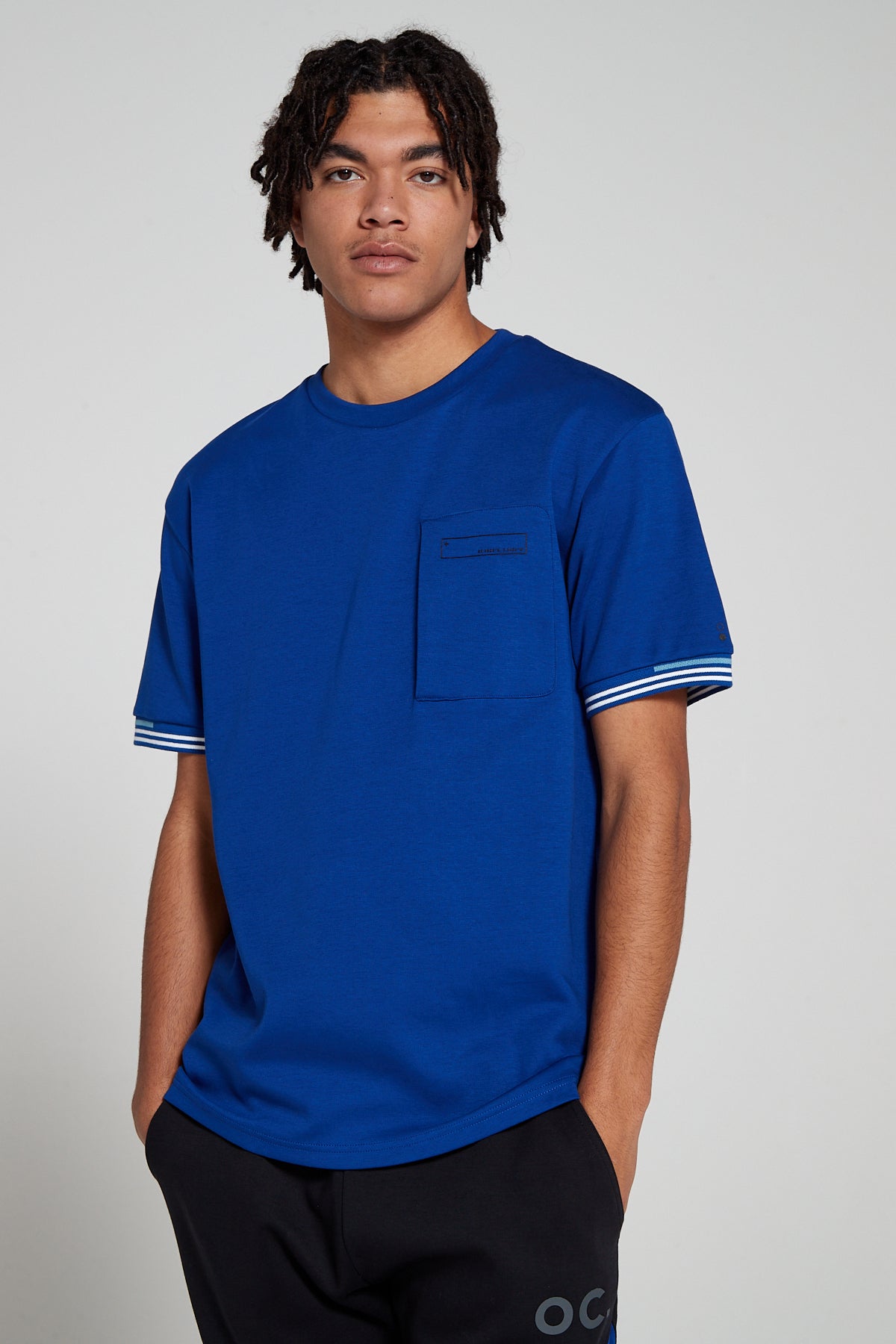 Track 2.0 Zip Pocket T-Shirt - Olympic Blue