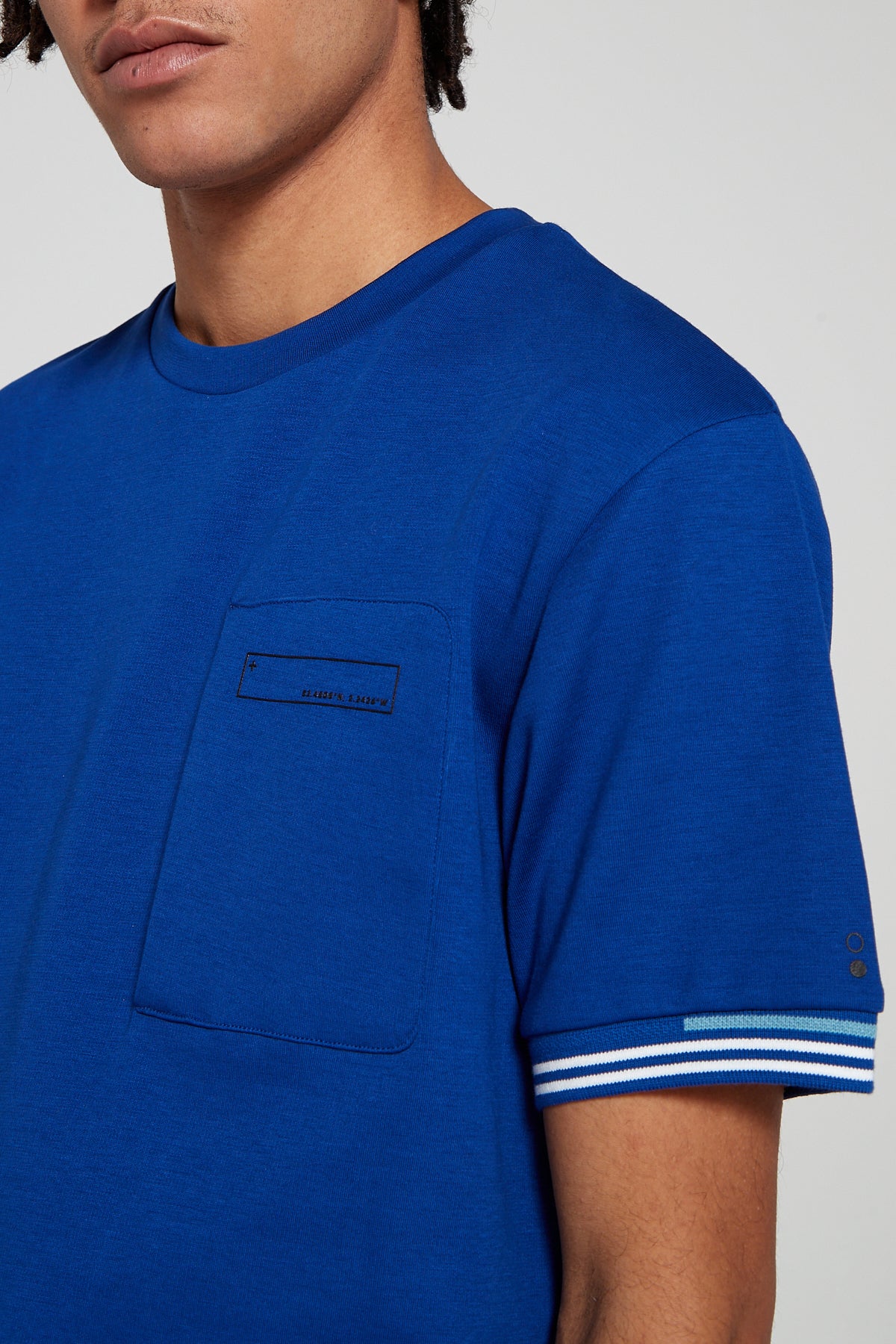 Track 2.0 Zip Pocket T-Shirt - Olympic Blue