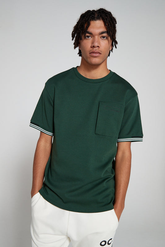 Track 2.0 Zip Pocket T-Shirt - Varsity Green
