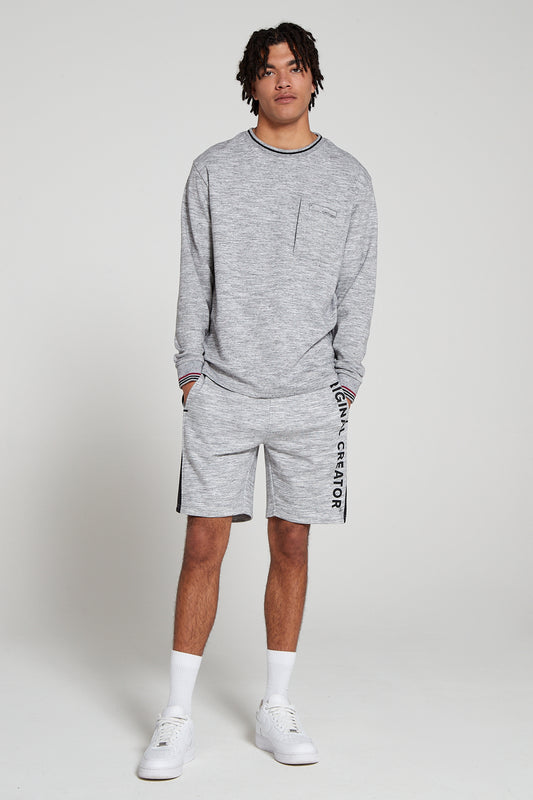 Track 2.0 Zip Pocket Long Sleeve T-Shirt - Granite Grey