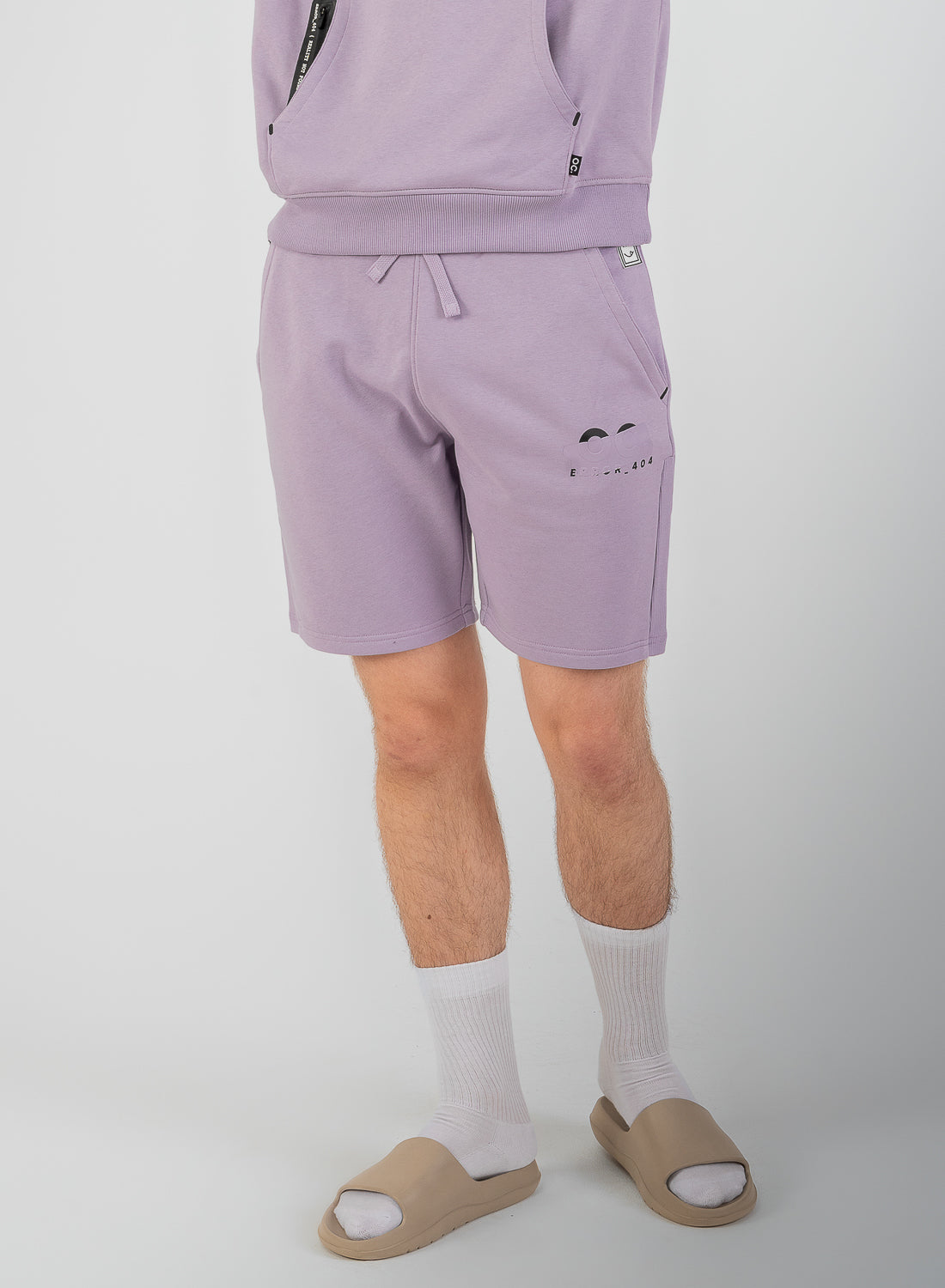Error_404 Shorts - Faded Lilac