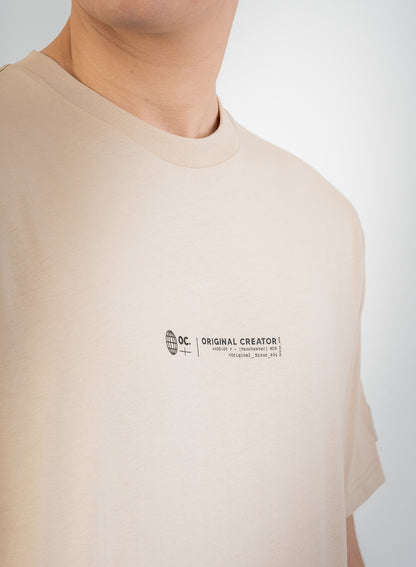 Globe T-Shirt - Sand Stone