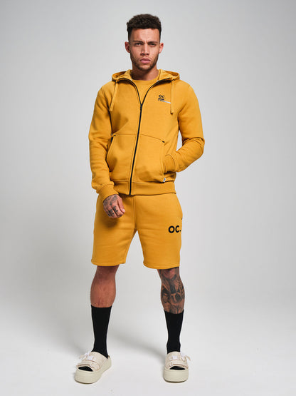 Zip Hoodie - Turmeric Yellow