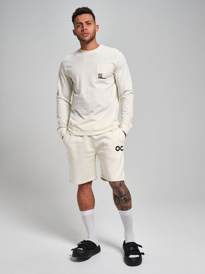 OC. Long Sleeve T-Shirt - Off White