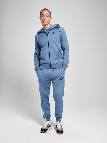Zip Hoodie - Cerulean Blue