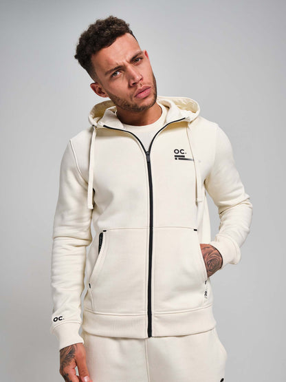 Zip Hoodie - Off White