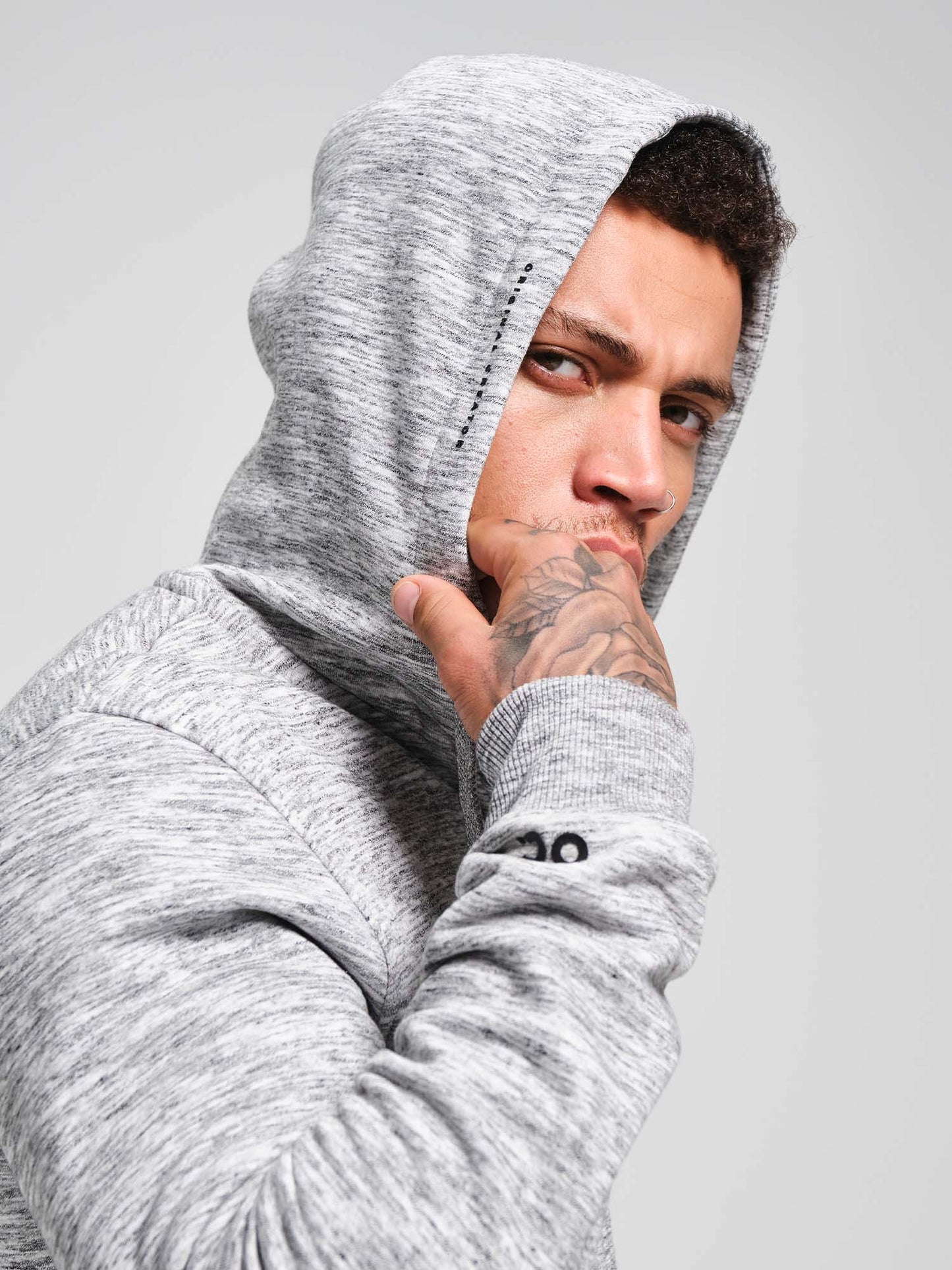 Zip Hoodie - Grey