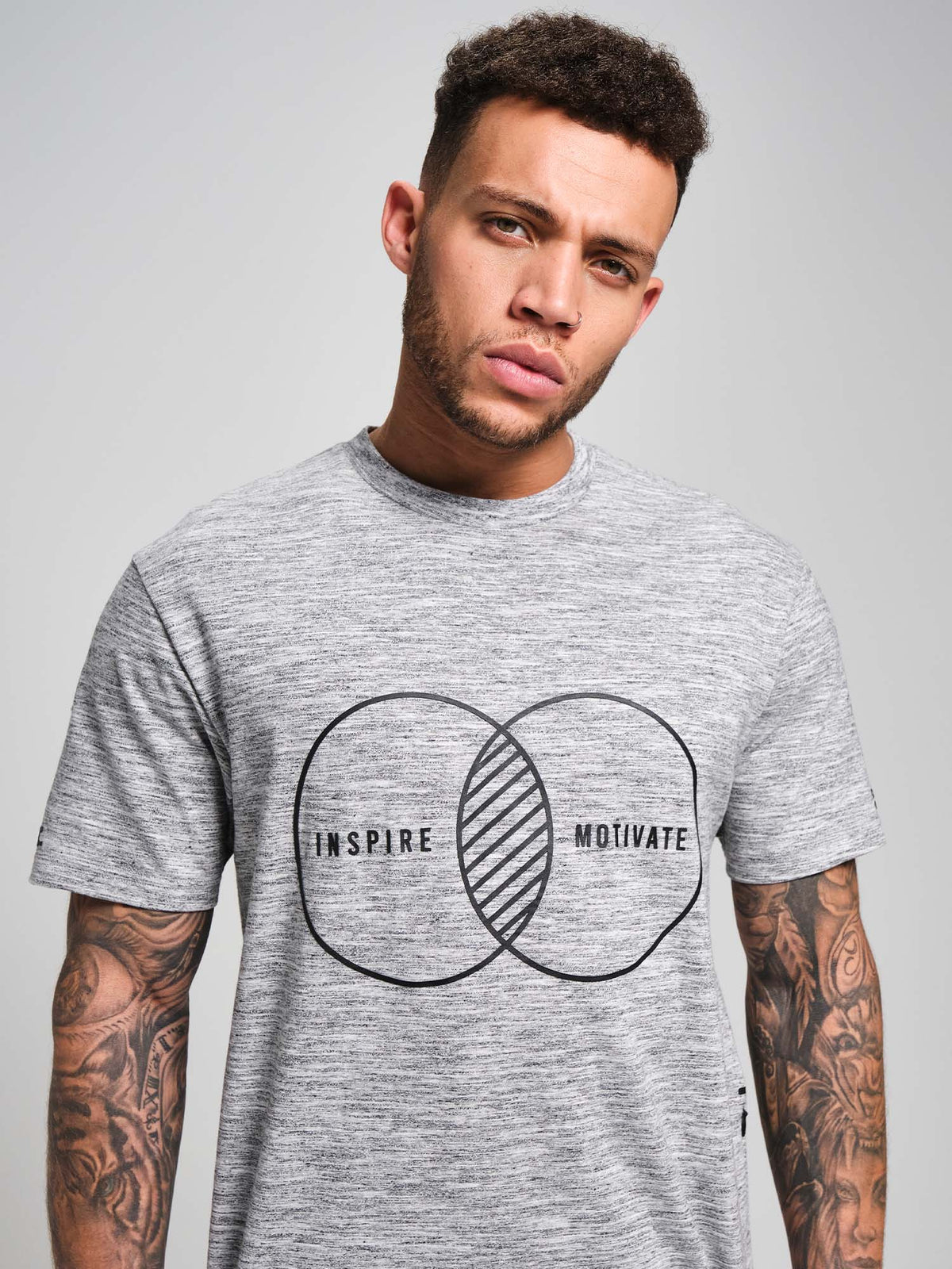 Inspire T-Shirt - Granite Grey