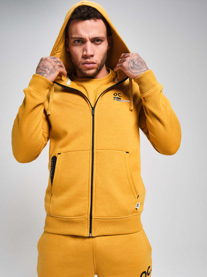 Zip Hoodie - Turmeric Yellow