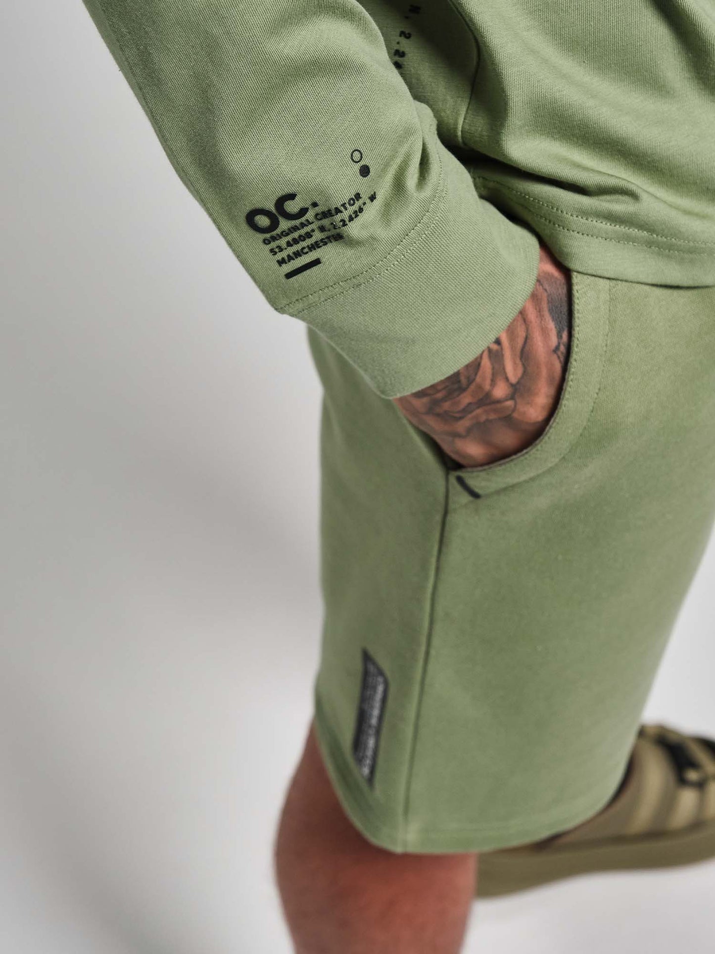 OC. Long Sleeve T-Shirt - Sage Green