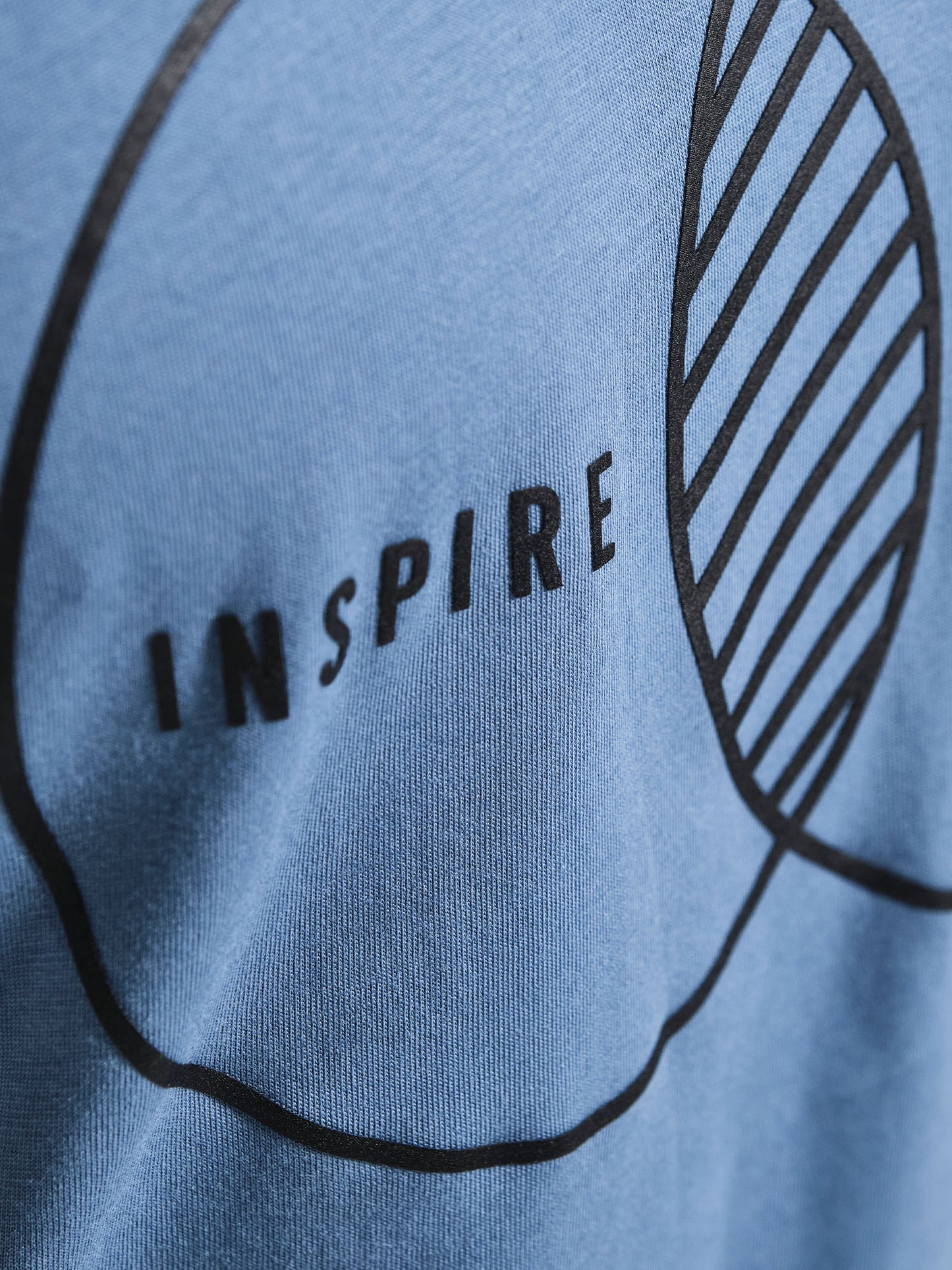 Inspire T-Shirt - Cerulean Blue
