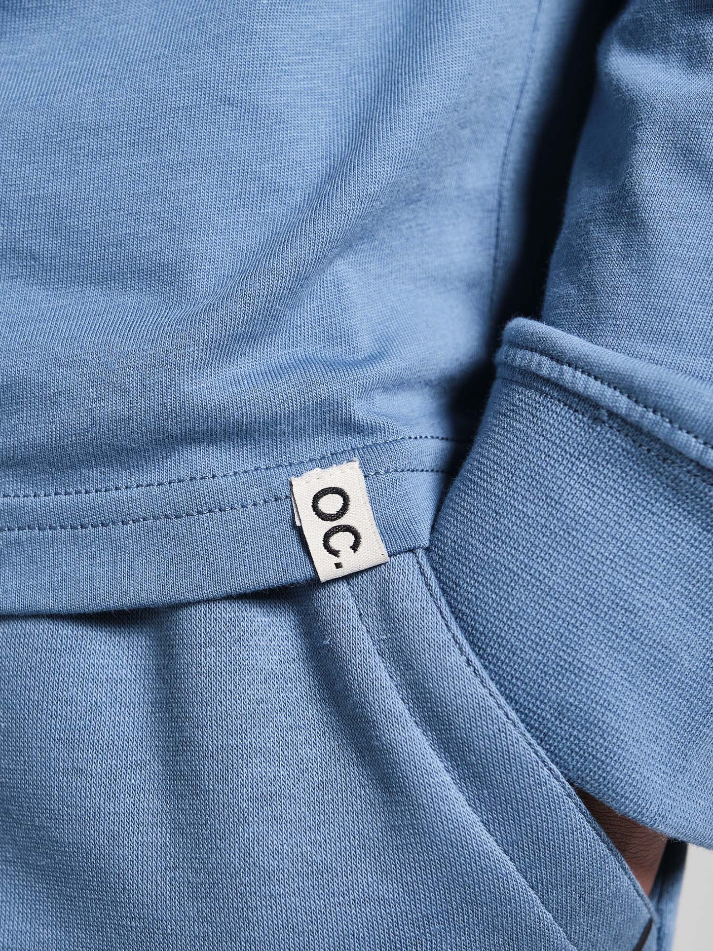 OC. Long Sleeve T-Shirt - Cerulean Blue