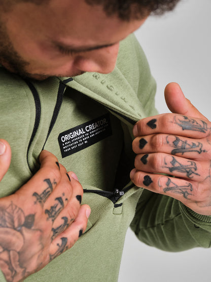 Half Zip - Sage Green