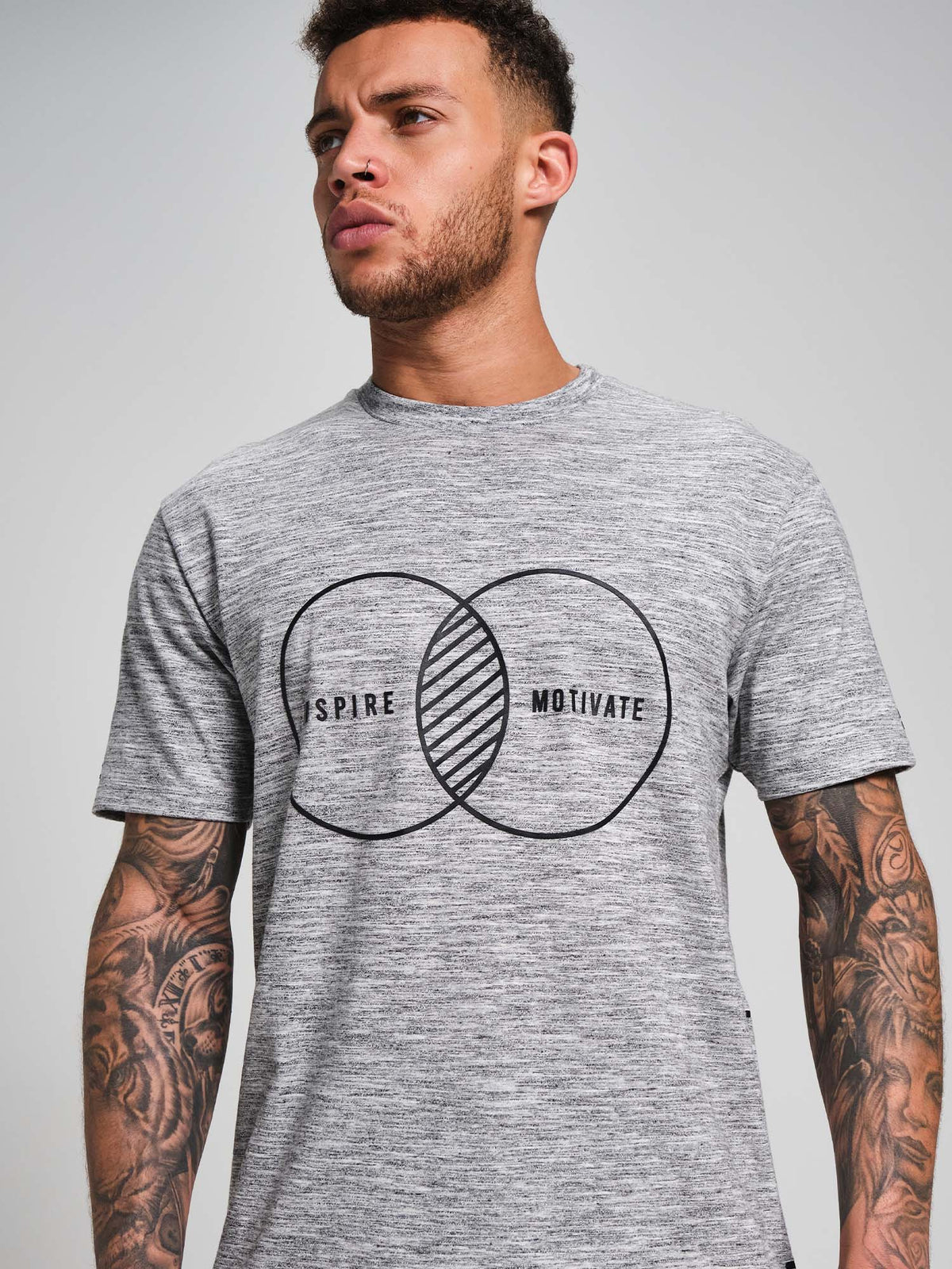 Inspire T-Shirt - Granite Grey