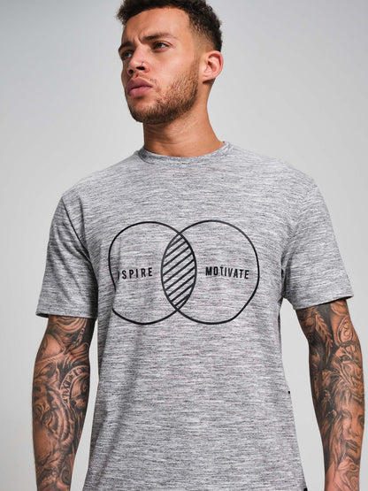 Inspire T-Shirt - Granite Grey