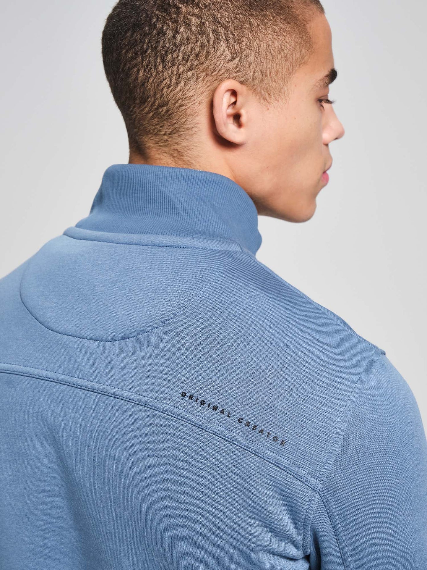 Half Zip - Cerulean Blue