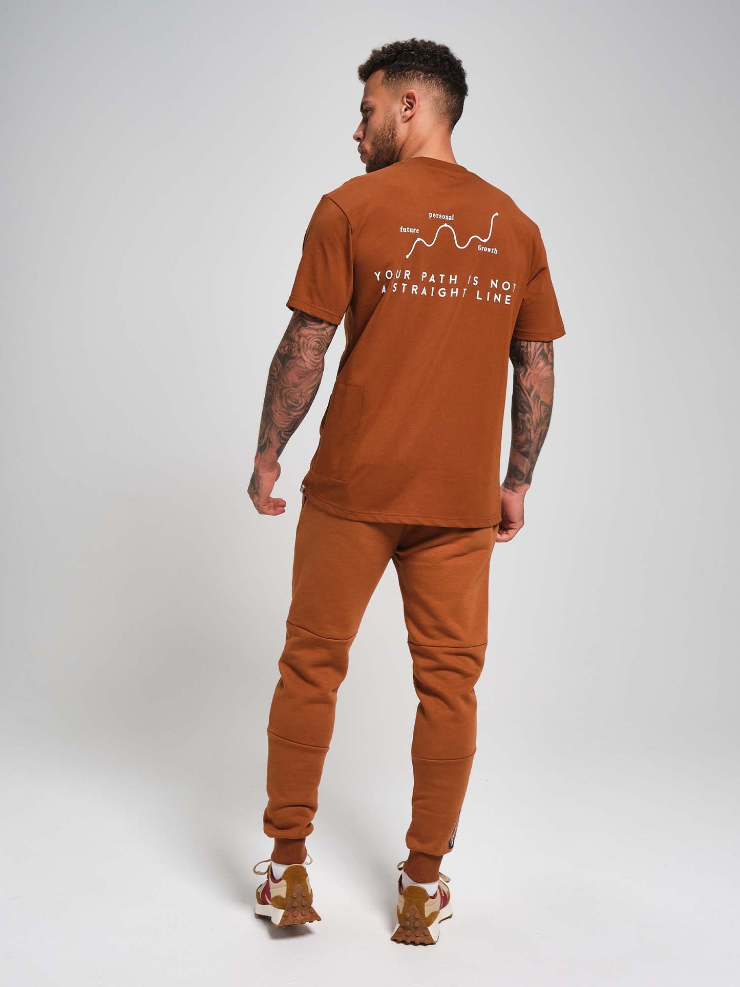 Path T-Shirt - Bronze Brown