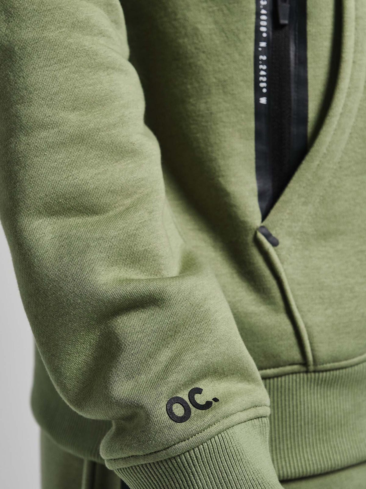 Zip Hoodie - Sage Green