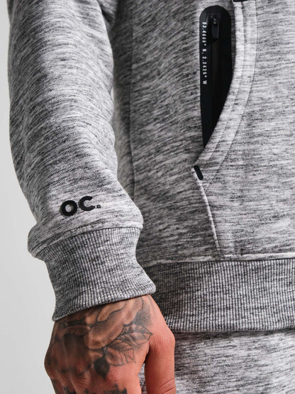 Zip Hoodie - Grey
