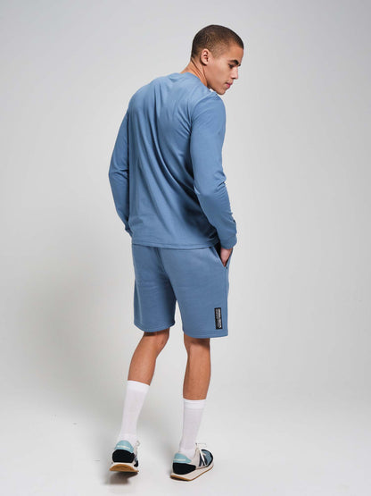OC. Long Sleeve T-Shirt - Cerulean Blue