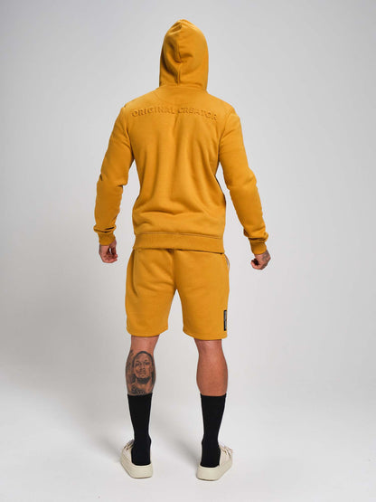 Zip Hoodie - Turmeric Yellow