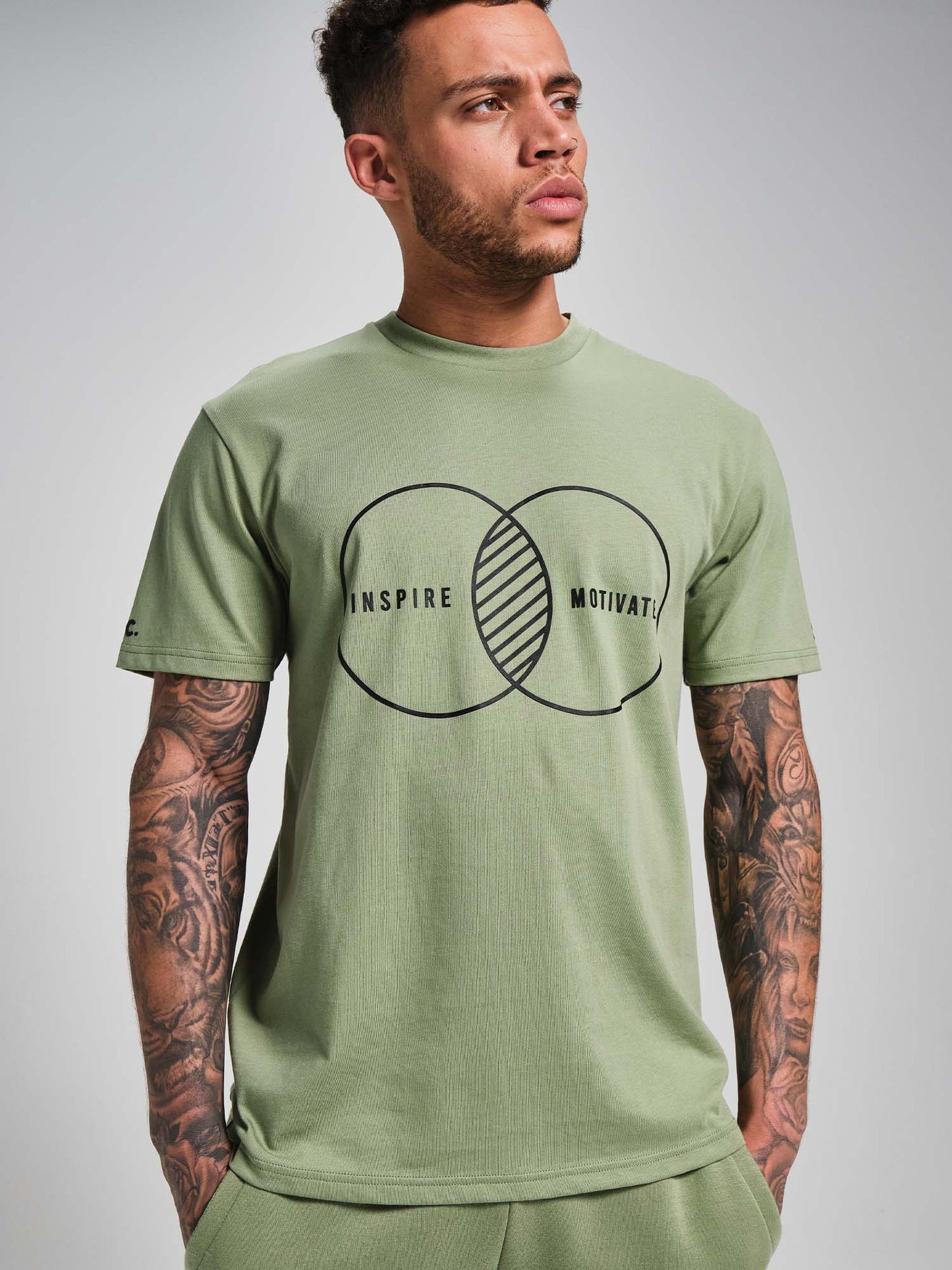Inspire T-Shirt - Sage Green