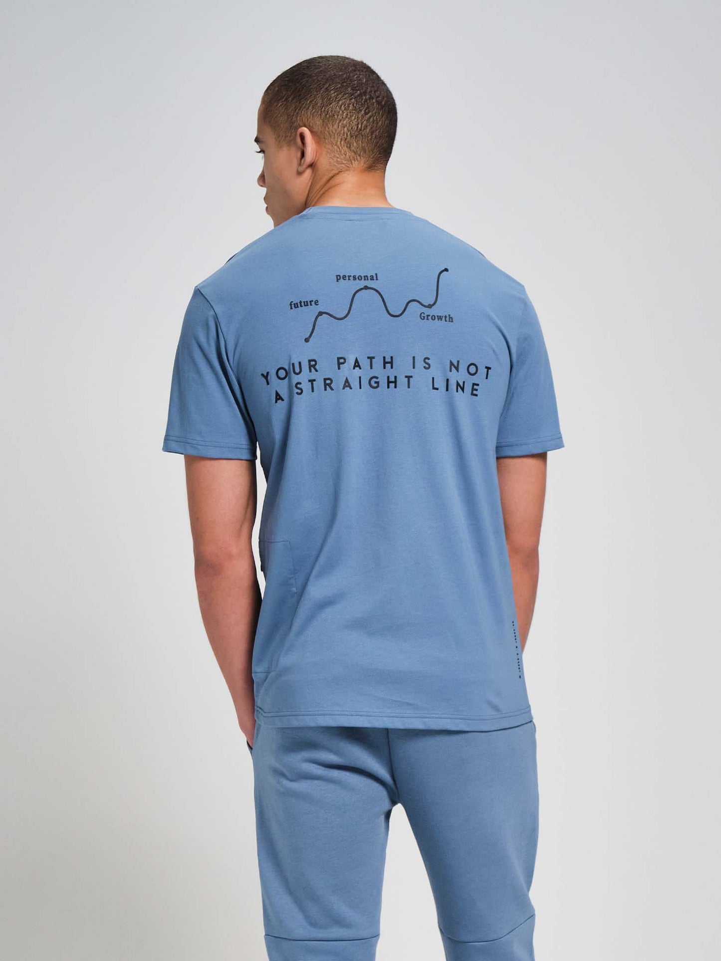 Path T-Shirt - Cerulean Blue