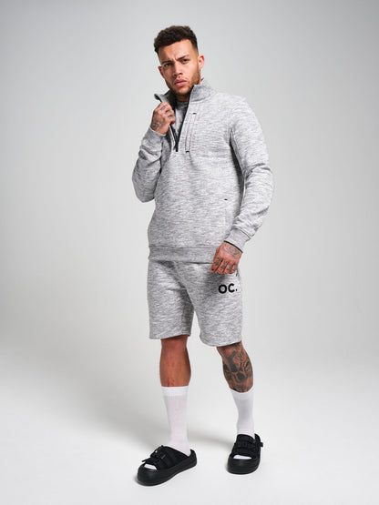 Half Zip - Granite Grey