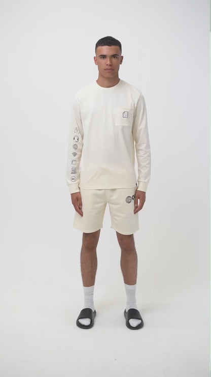 Error_404 Long Sleeve T-Shirt - Off White